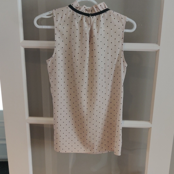 Ann Taylor Polka Dot Sleeveless Blouse - Picture 3 of 3